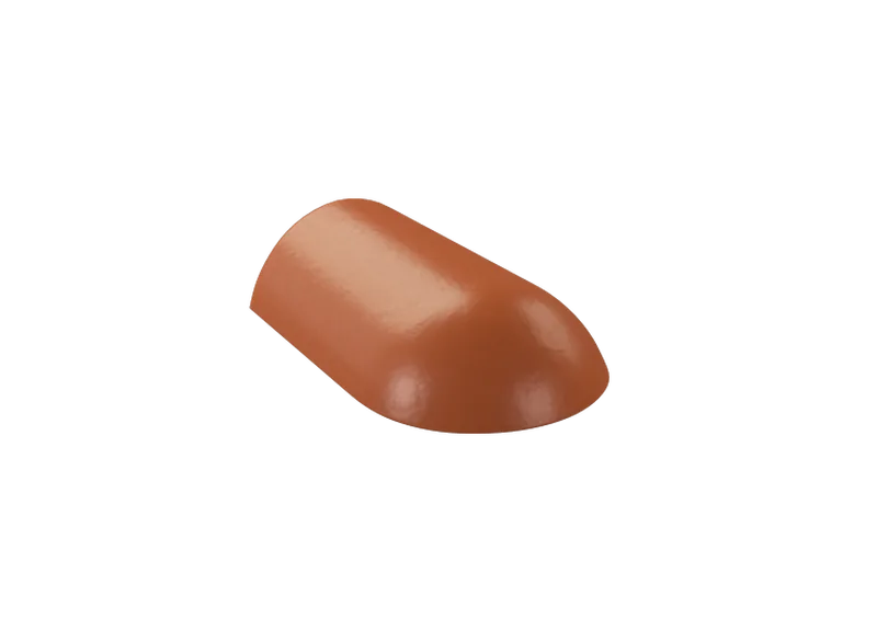 Hrebenáč koncový hladký