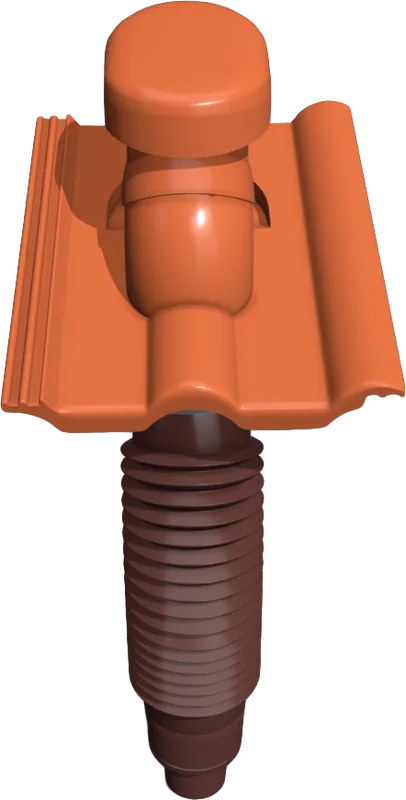Škridla plastová odvetrávacia Beta ø 125 mm