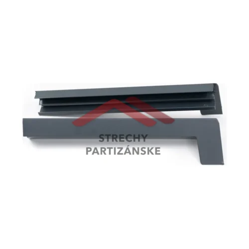 Koncovka parapetu hliníková — do 30 cm, farba antracit RAL 7016