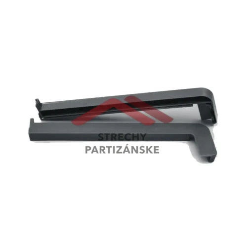 Koncovka parapetu plastová — do 30 cm, farba antracit RAL 7016